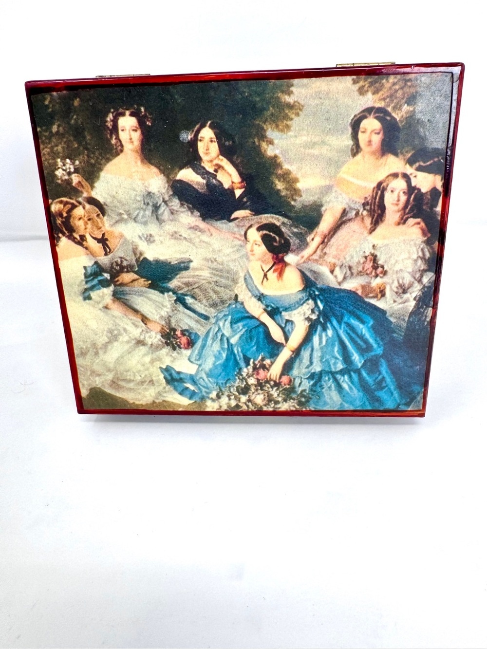 Vintage Deco-page “Empress & Ladies in Waiting” Estate Lot Jewelry Box Bundle